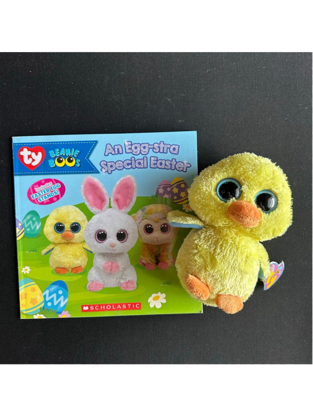 TY Beanie Boos Easter Goldie + “An Egg-stra Special Easter” Bundle Summer